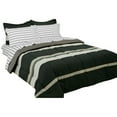 thumbnail image 4 of Rugby Stripe Bed-in-a-Bag Set - Grey - Full, 4 of 11