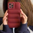 thumbnail image 1 of Funda Para iPhone Invierno Acolchada Protección Cámara +mica, 1 of 6