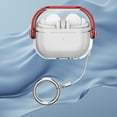 thumbnail image 3 of ELEHOLD for Samsung Galaxy Buds 3 FE 2025/ 3 / 3 Pro Case, Headphone Accessories Clear Premium TPU Wireless Charging Full Protective Case with Carabiner for Women Men,  B, 3 of 7