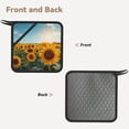 thumbnail image 2 of Pofeuu Sunlit Sunflower Field Print Silicone Trivet Mats,Silicone Hot Pads for Kitchen, Silicone Trivets for Hot Pots and Pans, Silicone Hot Pad, 2 of 8