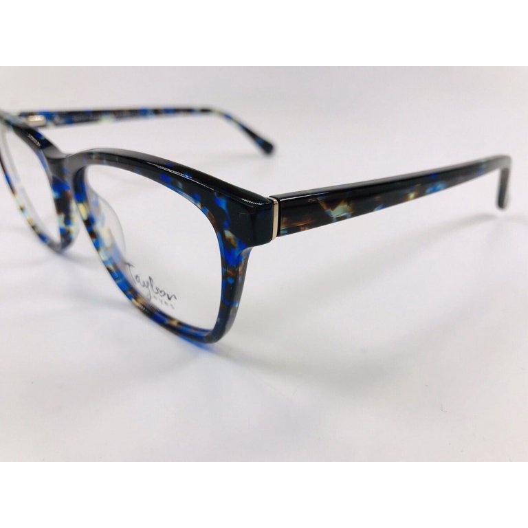 NEW Taylor Eyes Blue Marble REBA Eyeglasses 51mm with Case  display picture 3