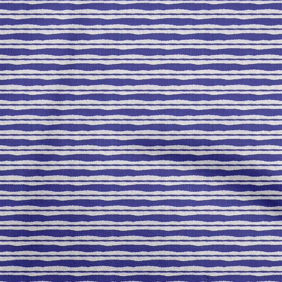 oneOone Cotton Poplin Dark Purple Fabric Stripes Dress Material Fabric Print Fabric By The Yard 56 Inch Wide