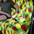thumbnail image 4 of KUIFORTI Ladybug Back Seat Cover for Car, Sedans, SUVs, Trucks, Backseat Bench Seat Covers for Cars, Car Towel Seat Cushion Cover Back Seats, 4 of 7