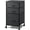 Black, variant on Mobile File Cabinet, Rolling Printer Stand with 3 Drawers, Fabric Vertical Filing Cabinet fits A4 or Letter Size for Home Office