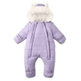 thumbnail image 1 of Combinaison à Capuche pour Enfants, Costume Ours, Veste Chaude pour Garçons, 1 of 8