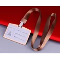 thumbnail image 1 of Aluminum Alloy Card Holder With ABS Retractable Badge Reel For Credit ID Cards Business Work 1 Pcs, 1 of 6