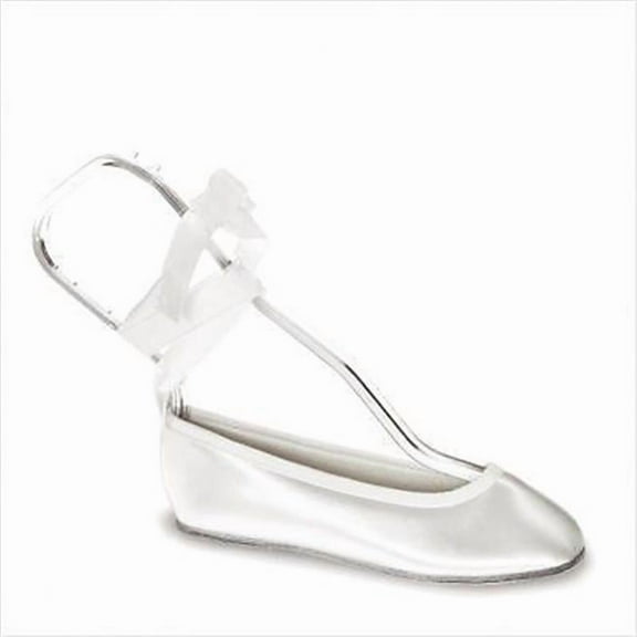 Benjamin Walk 843379015530 Touch Ups Infant Girls Gypsy Slip-on Shoes, White - Medium 9