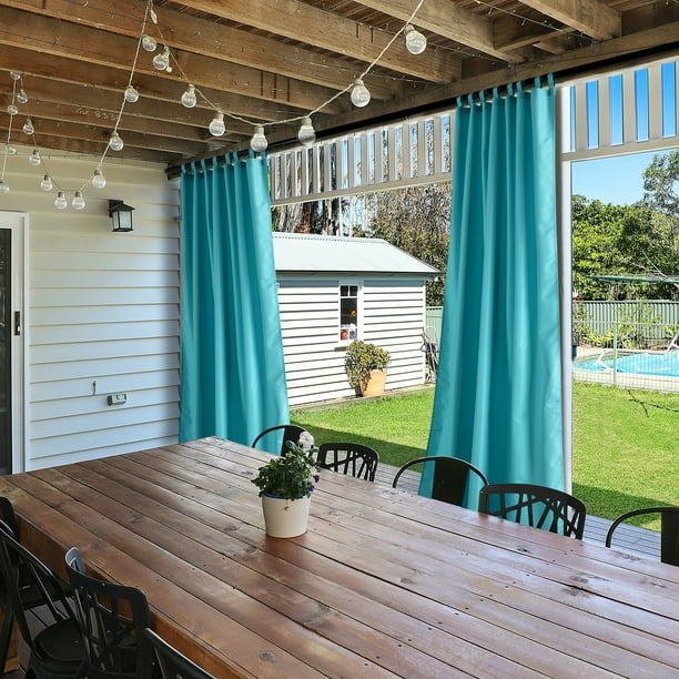 LAGarden 54"x84" Outdoor Curtain Panel Privacy Drape UV30 Patio Pergola