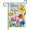 Flower Butterfly, variant on Spring Summer Floral House Flag for Outside 28x40 Inch Hello Sunshine Daisy Double Sided Large Burlap Seasonal Flags for Outdoor Farmhouse Yard Decorations
