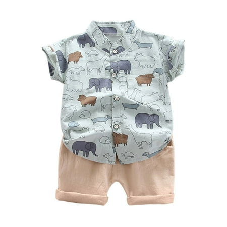 

Cartoon Set Clothes Tops+Shorts Summer 1 4Years Boys Baby Outfits T Shirt Boys Outfits&Set Kids Summer Clothes Boys Designer Pants for Kids Boy Casual Outfits Baby Winter Toddler Boys Fashion Outfits