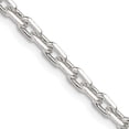 thumbnail image 7 of 925 Sterling Silver 3.95mm Beveled Oval Cable Chain 24 Inch, 7 of 7