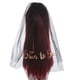 thumbnail image 1 of Nvzi Velo de novia, velo de despedida de soltera para novias, velo de novia, velo de boda, velos cortos blancos con peine para boda, compromiso, negro B, 1 of 2