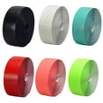 thumbnail image 3 of Splihome 2Pcs Colored Leather Perforated Bike Handlebar Tape Non-Slip Dead Fly Wrap Tape White, 3 of 6
