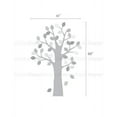 thumbnail image 2 of Pattern Tree with Leaves Vinyl Wall Sticker - Summer with Dark Brown, 2 of 2