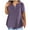 Purple, variant on Xihbxyly Womens Blouse, Women's Short Sleeve T-Shirt Solid Color Basics V Neck Casual Top Pullover T-Shirt Casual Tunic Top