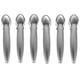 thumbnail image 1 of Juego de 10 clips de acero inoxidable para sellar bolsas de alimentos, resistentes a la corrosión (plateados)., 1 of 8