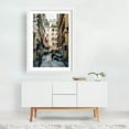 thumbnail image 2 of Via del Boccaccio - Rome Lazio Italy Photography White Framed Wall Art Print 24 x 36 inches, 2 of 3