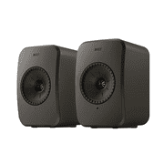 Open Box KEF LSX II LT Wireless Bookshelf Speaker Pair Graphite Grey
