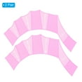 thumbnail image 3 of Uxcell Silicone Swimming Gloves Webbed Swim Gloves Water Resistance Gear Paddle Fins Purple S 2Pair, 3 of 6