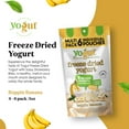 thumbnail image 6 of Freeze-Dried Banana Yogurt Bites, 6-pack, Crunchy Texture, Gluten-Free, Non-GMO, with 5 Billion Probiotic Cultures, 6 of 8
