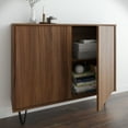 thumbnail image 5 of Nexera Slim Accent Cabinet MDF Walnut 63 lbs, 5 of 7