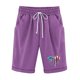 thumbnail image 1 of Pantalones Cortos Casuales para Mujer Día de la Independencia Impreso Elástico de la Cintura, Pantalones Cortos de Verano para Mujeres, 1 of 4