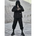 thumbnail image 6 of Niepce Inc Streetwear Black Combat Multi-Pockets Cyberpunk Techwear Jacket (Men’s), 6 of 12