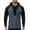 Gray, variant on Mens Hooded Henley Shirt Long Sleeve Lace Up Vintage Tactical Western Casual Sports T-shirt Solid Tee