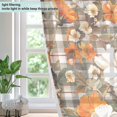 thumbnail image 4 of Yayeee Window Curtains Set of 2 for Living Room Light Filtering 63"x52", Rustic Floral, 4 of 7