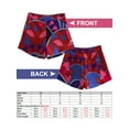thumbnail image 3 of Pantalones cortos estampados para mujer con bolsillos Cremallera lateral Pantalones cortos casu MABOTO Pantalones cortos de mujer, 3 of 6