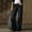 Black, variant on Tittly Palazzo Pants Wide Leg Pants Woman Womens Retro Fashion Casual Straight Leg Wide Leg Jeans Jeans for Women Barrel Jeans Black L