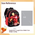 thumbnail image 3 of Mochila Para Niños Spiderman Hierro Escuela Capitán América Bagpack Impermeable, 3 of 4