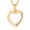 Gold, variant on Clear Glass Heart Cremation Urn Necklace for Ashes Urn Holder Necklace Keepsake Memorial Pendant Including Box/Fill Kits