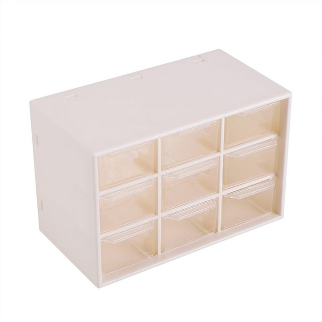 Storage Box, Mini Cabinets Drawer Desktop Drawer, 7.1 X 3.7 X 4.5 Inch Jewelry Cosmetic Storage Box For Desktop Finishing For Storage Little Items