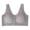 Grey, variant on Womens Jelly Bras No Underwire Seamless Everyday Bras Elastic Strap Full Support Lift Everyday Bras Wireless Bras for Women Push Up Padded No Hooks Front Closure for Women