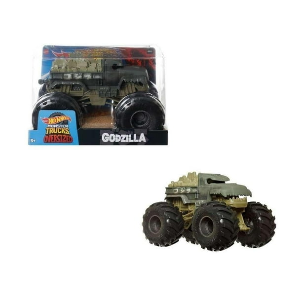 Vehículo de Juguete Hot Wheels Monster Trucks Godzilla Escala 1:24