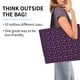 thumbnail image 2 of Balery Blackberries Bolsa Tote Estilo Estético con Cremalleras, Bolsa de Hombro, Bolsa de Compras Grande y Plegable, 2 of 8