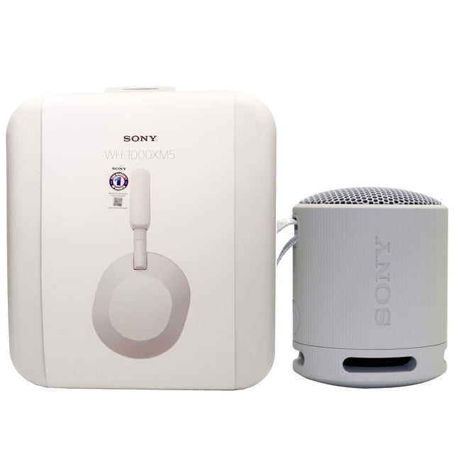 Auriculares para colocar sobre las orejas Sony WH-1000XM5, con cancelación de ruido, color plateado