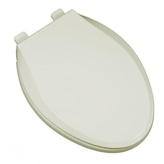 Plumbing Technologies 2F1E10-01 Heavy Duty Commercial Weight Slow Close Premium Plastic Elongated Toilet Seat- Bone