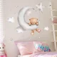 thumbnail image 5 of Adhesivo de pared de oso de dibujos animados para habitación de niños, sala de estar, dormitorio, fondo decorativo, adhesivo de pared para niño y niña, adhesivo de pared para habitación de bebé, animal salvaje, adhesivo de pared de oso (oso) oso de fresa Electrónica, 5 of 5