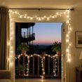 thumbnail image 2 of Cadena de luces LED JinBest 100, color blanco cálido, 10,7 m, para interiores y exteriores, 2 of 8