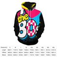 thumbnail image 2 of I Love The 80's Eighties Men's Women New Sweatshirt Hoodie Men's Plus Size Sweatshirt Hooded Sweatshirt 3d Printed Street Men's Cloth, 2 of 6