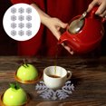 thumbnail image 3 of 12 Pcs Tapis de Tasse de Noël en Feutre Forme de Flocon de Neige sous-Verres Ménagers, 3 of 7