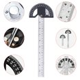 thumbnail image 4 of Angle Protractor Carpentry Ruler Multifunctional Edge Measurement Tool for Woodworking, 4 of 7