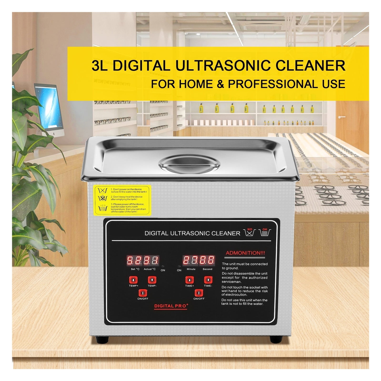 2L 3L 6L 10L 22L 30L Ultrasonic Cleaner Stainless Steel Portable Heated Cleaning Washing Machine Ultrasound Home Appliance