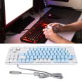 thumbnail image 1 of Blue Switch RGB Backlight Mechanical Gaming Keyboard, 87 Key, USB Wired, for PC Laptop Desktop Computer, 1 of 8