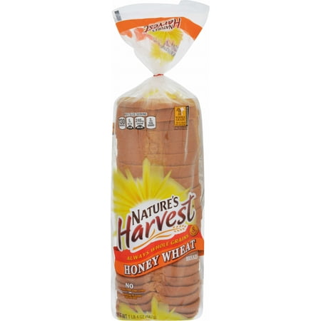 Nature's Harvest Honey Wheat Bread 20 oz