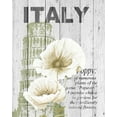 thumbnail image 2 of Soave, Alicia 12x14 Black Ornate Wood Framed with Double Matting Museum Art Print Titled - Italy Poppies, 2 of 4