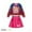 7#Hot Pink, variant on Kid Girls Graphic Sweatshirt with Plaid Skirt 2 Pieces Outfit Sets,Sizes 6-12