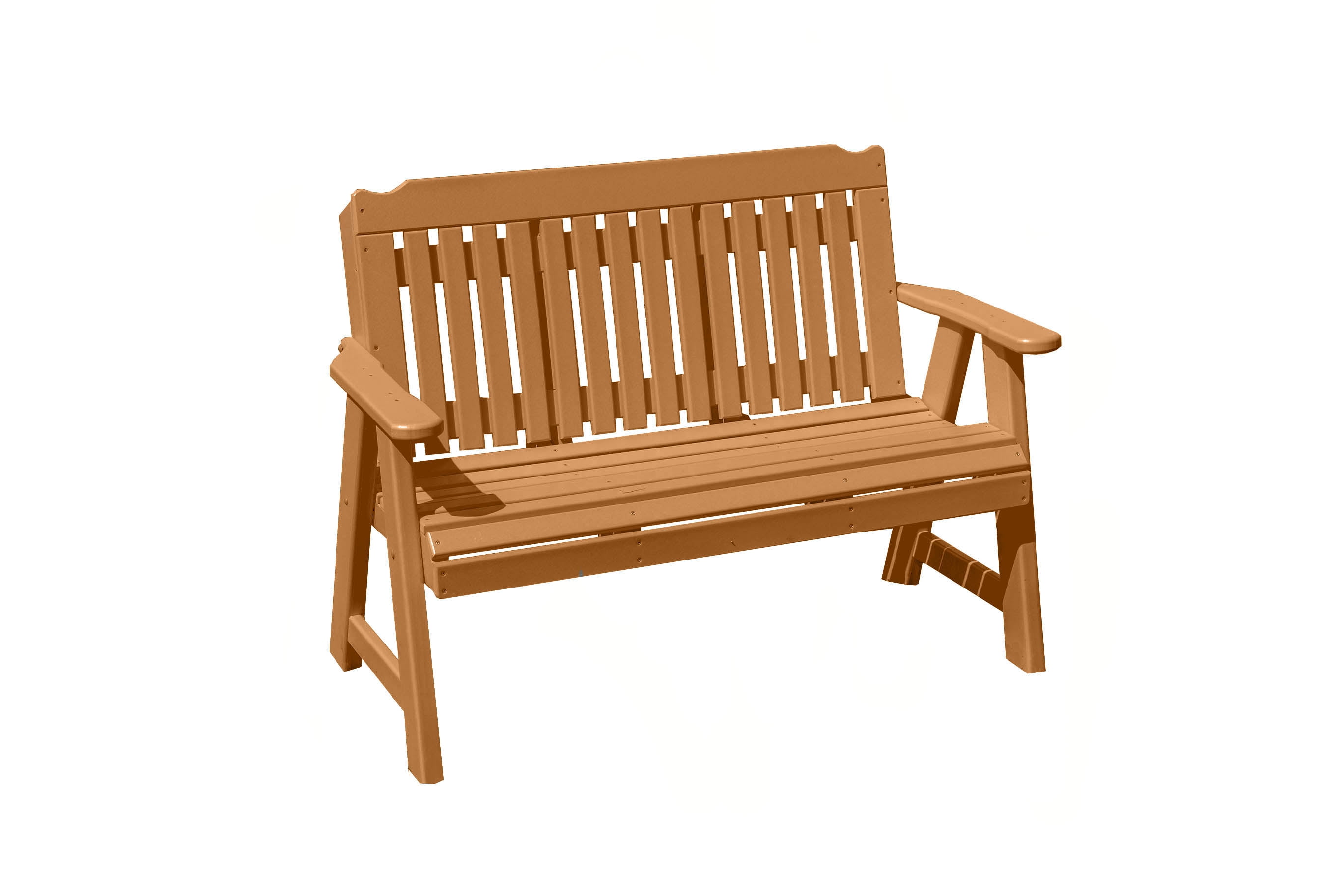 Outdoor Furniture Poly Lumber Patio Porch Logan 4 Ft Bench AMISH